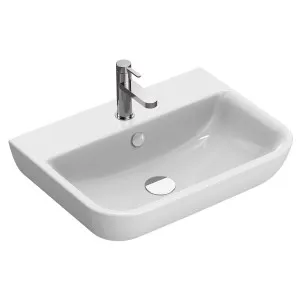 Catalano Sfera 60 Wall Hung Basin with 1 Tap Hole - Gloss White 160BSF00-Z3442 by Catalano, a Basins for sale on Style Sourcebook