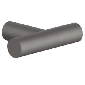 Fantini Young Double Robe Hook - Matte Gun Metal PVD 96P57608 by Fantini, a Bathroom Accessories for sale on Style Sourcebook