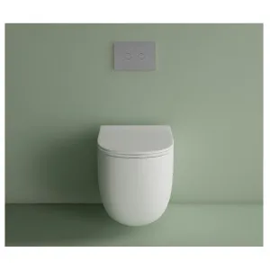 Studio Bagno Milady Wall Hung Package with OLI 74 with Frame Pneumatic Cistern - Gloss White MIL003001PN by Studio Bagno, a Toilets & Bidets for sale on Style Sourcebook