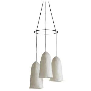 Pinch Beata 3 Cluster Pendant Light - White PI-PL-BE-CLU-WHI by Pinch, a Lighting for sale on Style Sourcebook