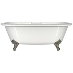 Victoria + Albert Cheshire Clawfoot Freestanding Bath - Gloss White with Polished Nickel Feet CHENSWNOFTCHEPN by Victoria + Albert, a Bathtubs for sale on Style Sourcebook