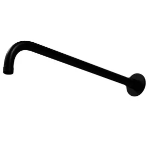 Rogerseller Tonic 400mm Wall Shower Arm - Matte Black 3506000211 by Rogerseller, a Showers for sale on Style Sourcebook
