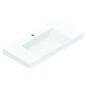 Catalano Zero 100 Wall Hung Basin with Side Shelves1 Taphole - Gloss White 0121011001-905610X2 by Catalano, a Basins for sale on Style Sourcebook