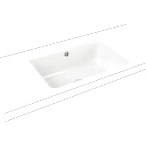 Kaldewei Cayono 596mm Undercounter Washbasin - Alpine White 01-3190 by Kaldewei, a Basins for sale on Style Sourcebook