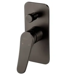 Oliveri Verona Wall Mixer With Diverter - Gunmetal VA304505GM by Oliveri, a Showers for sale on Style Sourcebook
