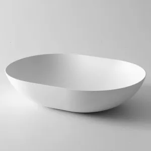 Falper Ciotola Oval Benchmount Bowl Basin Matte White - 652941 by Falper, a Basins for sale on Style Sourcebook