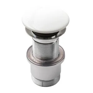 Rogerseller Ceramic Up & Down Waste No Overflow - Gloss White 233504 by Rogerseller, a Traps & Wastes for sale on Style Sourcebook