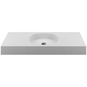 Omvivo Arki 1200 Wall Hung or Countertop Basin 1TH Matte White ARVSS1200C1TH by Omvivo, a Basins for sale on Style Sourcebook