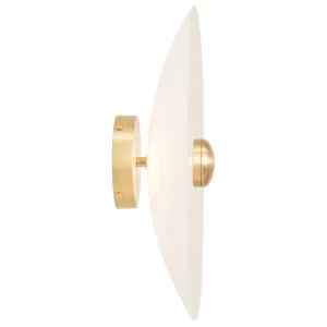 CTO Lighting Cielo Large Wall Light - Satin Brass CIECWLSBFG by CTO Lighting, a Lighting for sale on Style Sourcebook