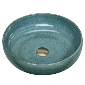 Terzofoco By Oliveri Curved Countertop Basin - Emerald Green TZ0302EG by Terzofoco by Oliveri, a Basins for sale on Style Sourcebook