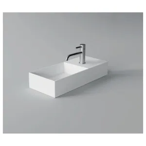 Studio Bagno Spy 55 Bench or Wall Basin with No Tap Hole - Gloss White SPY55-0 SPY550 by Studio Bagno, a Basins for sale on Style Sourcebook