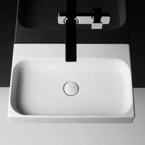 Studio Bagno Unit 60 Bench or Wall Basin with 1 Tap Hole - Gloss White UTL01/1 by Studio Bagno, a Basins for sale on Style Sourcebook