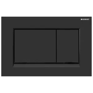 Geberit Sigma30 Dual Flush Actuator Plate - Matte Black 115883161 by Geberit, a Basins for sale on Style Sourcebook