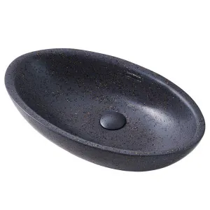 Claybrook Ellipse Countertop Basin - Obsidian Terrazzo H31326-OB-01-H by Claybrook, a Basins for sale on Style Sourcebook