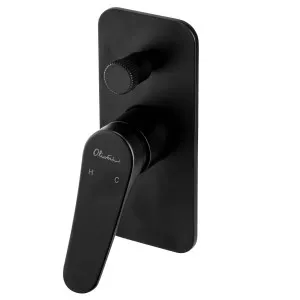 Oliveri Verona Wall Mixer With Diverter - Matte Black VA304516MB by Oliveri, a Showers for sale on Style Sourcebook