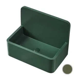 Claybrook Apollo Wall Hung Basin - Olive Green H47243-OG-01-II by Claybrook, a Basins for sale on Style Sourcebook