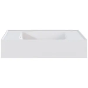 Omvivo Mia 470 Wall Hung Basin 1TH Matte White MIAVSS470-1TH by Omvivo, a Basins for sale on Style Sourcebook