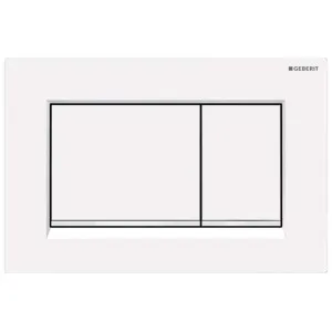 Geberit Sigma30 Dual Flush Actuator Plate - Matte White 115883011 by Geberit, a Basins for sale on Style Sourcebook