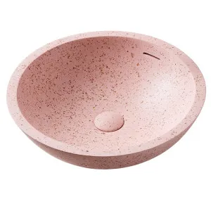 Claybrook Luna Countertop Basin - Blush Terrazzo H47033-BL-01-H by Claybrook, a Basins for sale on Style Sourcebook