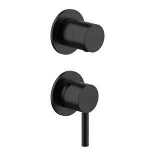 Fantini Nostromo Wall Diverter Mixer - Matte Black 5013G481B-4400M585A by Fantini, a Showers for sale on Style Sourcebook