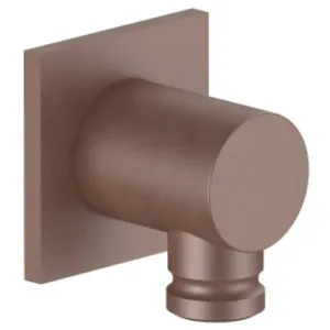 Fantini Soho Wall Elbow with Square Backplate - Matte Copper PVD 91P99417F by Fantini, a Showers for sale on Style Sourcebook