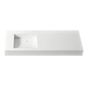 Claybrook Geo 800 Vanity Left Basin - Dover White H47233A-DW-01-HH by Claybrook, a Vanities for sale on Style Sourcebook