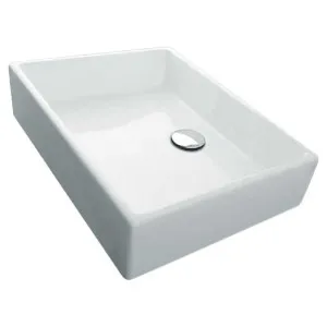 Studio Bagno Manhattan 50 Bench Basin - Gloss White MAN50A00L by Studio Bagno, a Basins for sale on Style Sourcebook