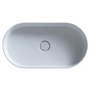 Studio Bagno Shard X Oval Bench Basin - Gloss White SHAXOV by Studio Bagno, a Basins for sale on Style Sourcebook