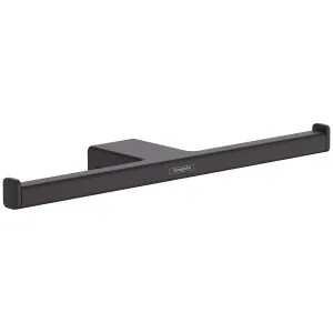 Hansgrohe Addstoris Double Roll Holder Matte Black 41748670 by Hansgrohe, a Bathroom Accessories for sale on Style Sourcebook