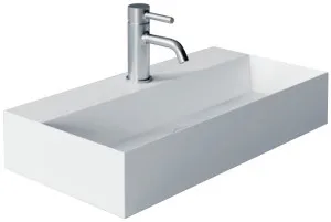 Studio Bagno Spy 60 Bench or Wall Basin with No Tap Hole - Gloss White SPY60-0 SPY600 by Studio Bagno, a Basins for sale on Style Sourcebook