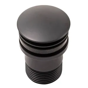 Rogerseller Universal Pop-Up Waste - Matte Black 3806000911 by Rogerseller, a Traps & Wastes for sale on Style Sourcebook