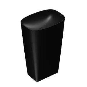 Catalano Green Lux 55 Freestanding Basin with Floor Outlet - Matte Black 1FRGRLXNS by Catalano, a Basins for sale on Style Sourcebook