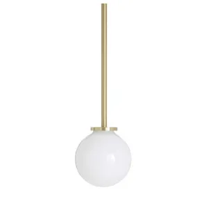 CTO Lighting Mezzo Pendant Light - Satin Brass and Opal MEZPEOSBGO by CTO Lighting, a Lighting for sale on Style Sourcebook