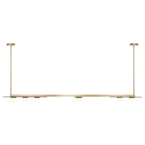 CTO Lighting Modulo Horizontal Ceiling Light - Satin Brass MODPEHLSBSKMO by CTO Lighting, a Lighting for sale on Style Sourcebook