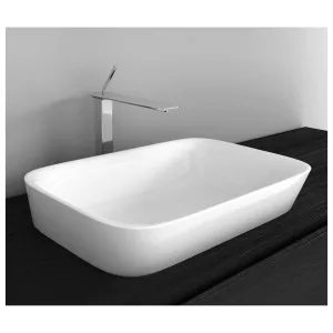 Studio Bagno Soul 2 Bench Basin with No Tap Hole - Gloss White SOL06 by Studio Bagno, a Basins for sale on Style Sourcebook