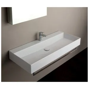 Studio Bagno Shard 75 Basin Towel Rail - Chrome SRC75 by Studio Bagno, a Bathroom Accessories for sale on Style Sourcebook