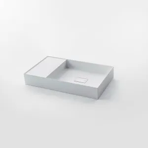 Falper Matt White Quattro Zero Basin with Side Countertop 800mm - 3152000103 by Falper, a Basins for sale on Style Sourcebook