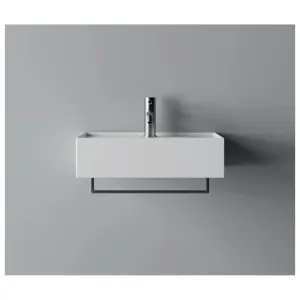 Studio Bagno Shard X Mini Bench or Wall Basin with No Tap Hole - Matte White SHAXMIN-0-MW SHAXMIN0MW by Studio Bagno, a Basins for sale on Style Sourcebook