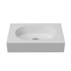 Omvivo Arki Mini 470 Wall Hung Basin - No Tap Hole ARVSS470C0TH by Omvivo, a Basins for sale on Style Sourcebook