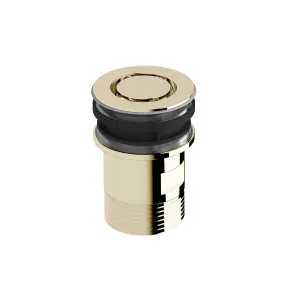 Sussex Taps Basin Plug and Waste LUXPVD® Platinum Gold SXBNPW-62 by Sussex Taps, a Traps & Wastes for sale on Style Sourcebook