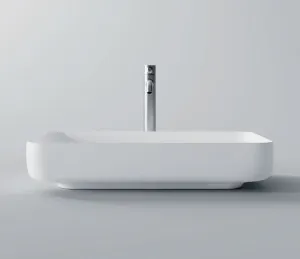 Studio Bagno Form Rectangle Bench Basin - Matte White FRM60MW by Studio Bagno, a Basins for sale on Style Sourcebook