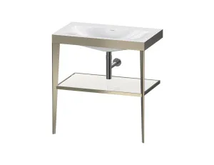 Duravit XViu Console with C-Bonded Basin White Shelf and Matte Champagne Frame XV4715NB185-P by Duravit, a Vanities for sale on Style Sourcebook