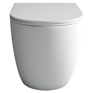Studio Bagno Hyde Rimless Wall Faced Toilet Pan - Gloss White HYD002 by Studio Bagno, a Toilets & Bidets for sale on Style Sourcebook