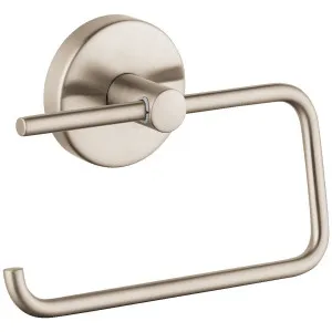 Hansgrohe Logis Paper Roll Holder Brushed Nickel 40526820 by Hansgrohe, a Bathroom Accessories for sale on Style Sourcebook