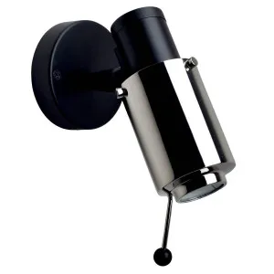 DCW Editions Biny Spot Bulb Wall Light - Black and Nickel BSBUBLNK by DCW Editions, a Lighting for sale on Style Sourcebook