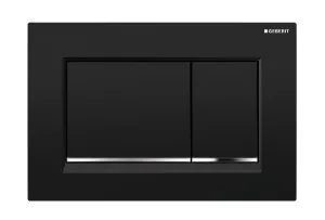 Geberit Sigma30 Dual Flush Plate - Black 115.883.KM.1 by Geberit, a Basins for sale on Style Sourcebook