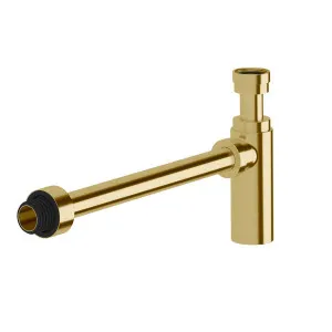 Sussex Taps Bottle Trap LUXPVD® Brushed Pure Gold SXBT-60 by Sussex Taps, a Traps & Wastes for sale on Style Sourcebook