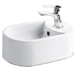 Studio Bagno Bambino Bench or Wall Basin with 1 Tap Hole - Gloss White 8093/B by Studio Bagno, a Basins for sale on Style Sourcebook