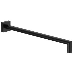 Fantini Soho 345 Wall Shower Arm with Square Backplate - Deep Black PVD 86S18038F by Fantini, a Showers for sale on Style Sourcebook