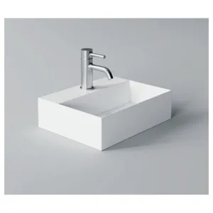 Studio Bagno Spy 40 Bench or Wall Basin with No Tap Hole - Gloss White SPY40-0 SPY400 by Studio Bagno, a Basins for sale on Style Sourcebook